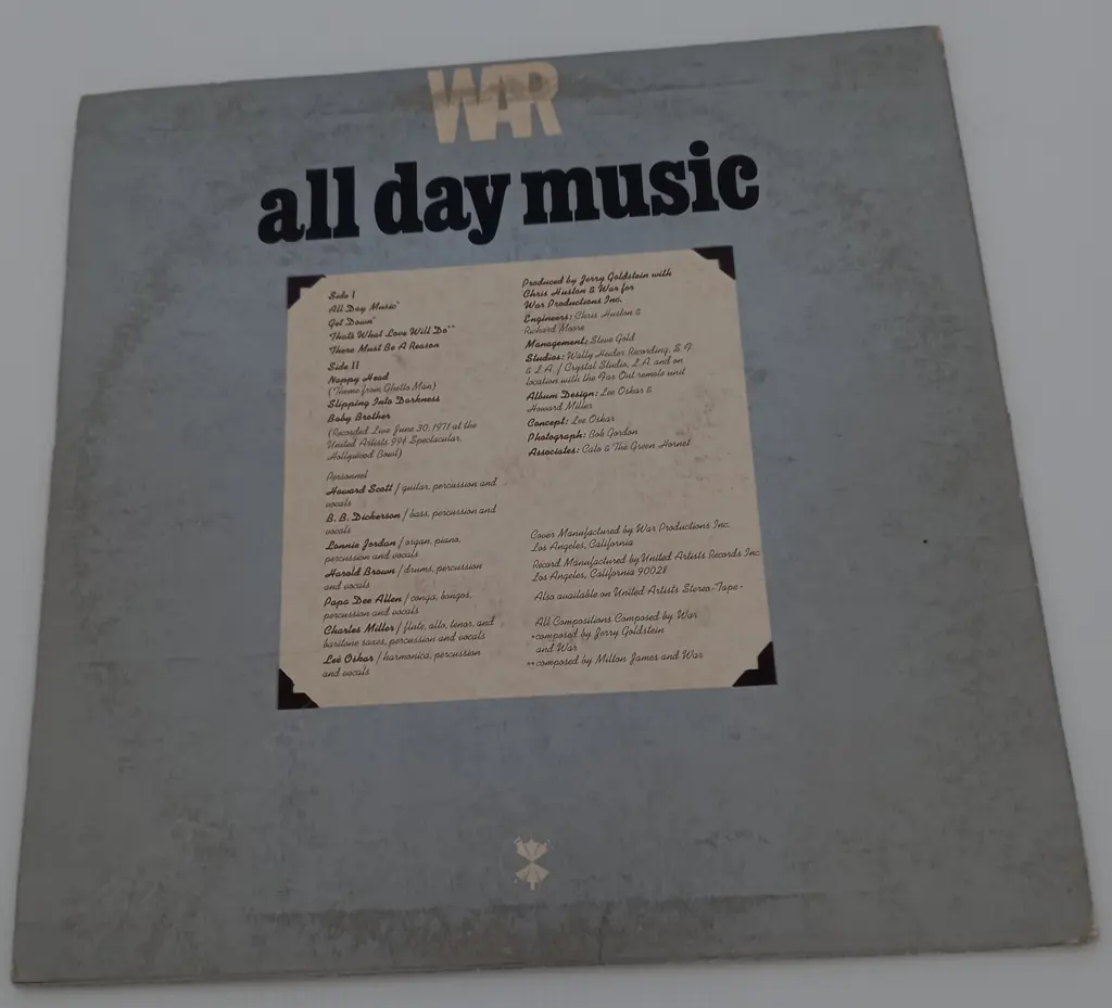 War, All Day Music Image 1++